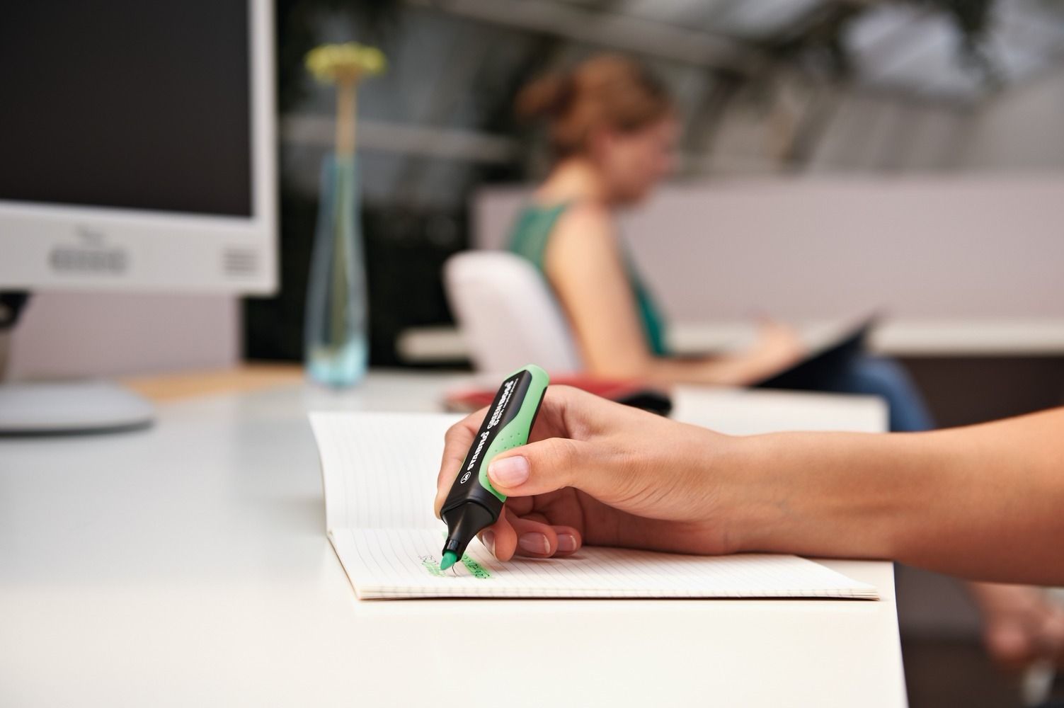 Evidenziatore Ecosostenibile - STABILO GREEN BOSS - 83% Plastica Riciclata - Verde (25527272)