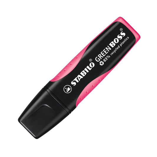 Evidenziatore Ecosostenibile - STABILO GREEN BOSS - 83% Plastica Riciclata - Rosa (25527262)