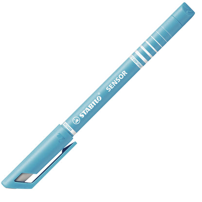 Fineliner con punta ammortizzata - STABILO SENSOR F - Tratto Fine (0,3 mm) - Turchese (25529298)