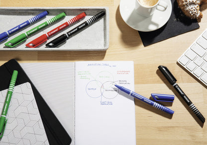 Fineliner con punta ammortizzata - STABILO SENSOR F - Tratto Fine (0,3 mm) - Turchese (25529300)