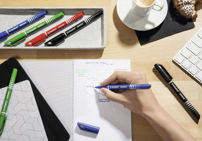 Fineliner con punta ammortizzata - STABILO SENSOR F - Tratto Fine (0,3 mm) - Turchese (25529301)