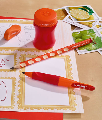 Temperamatite Ergonomico - STABILO EASYtemperino per Destrimani - Arancio (25610113)