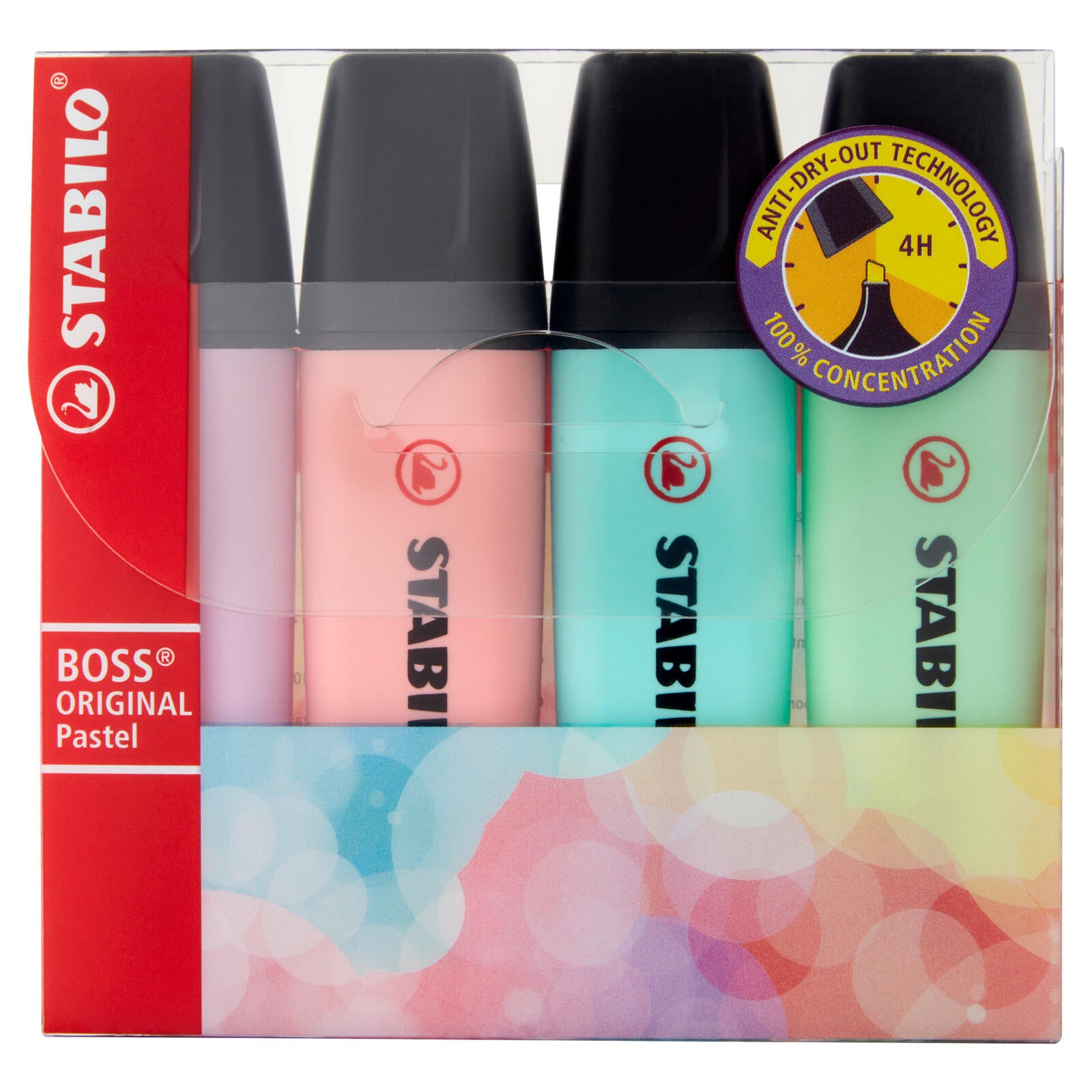 STABILO Boss Original Pastel evidenziatore - astuccio da 4 pz. (25608116)