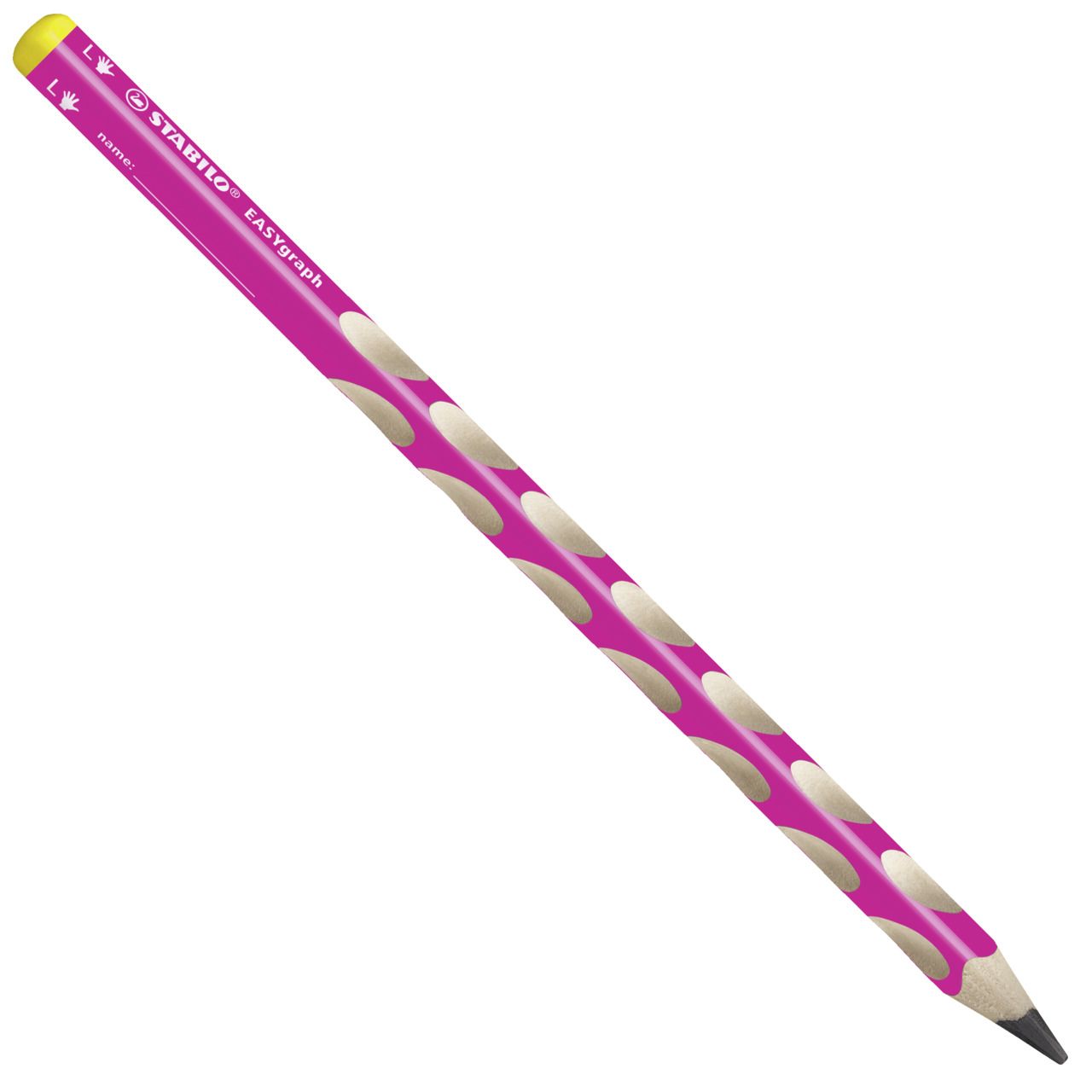Matita Ergonomica triangolare - STABILO EASYgraph per Mancini in Rosa - Gradazione HB (25545038)