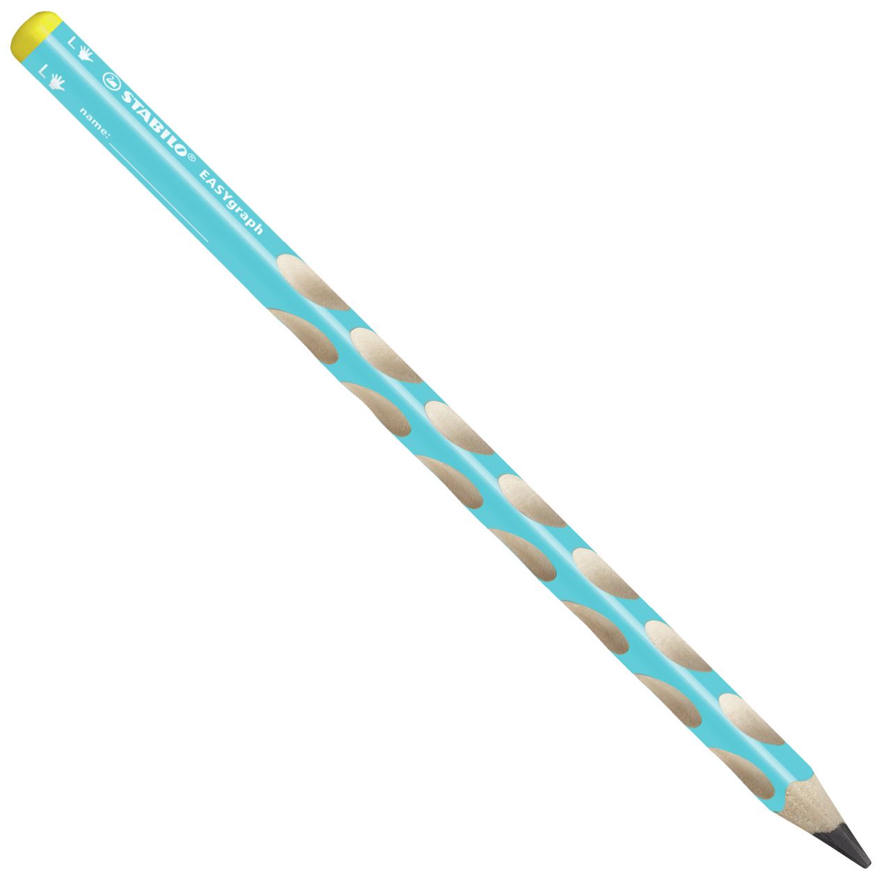 Matita Ergonomica triangolare - STABILO EASYgraph per Mancini in Azzurro - Gradazione HB (25545024)