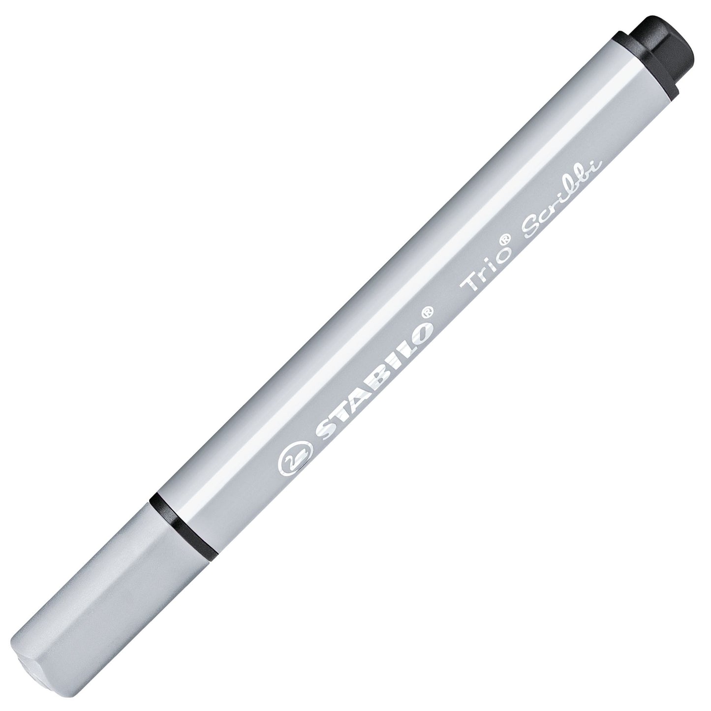 Pennarello triangolare con punta ammortizzata - STABILO Trio Scribbi - Grigio Elefante (25577781)