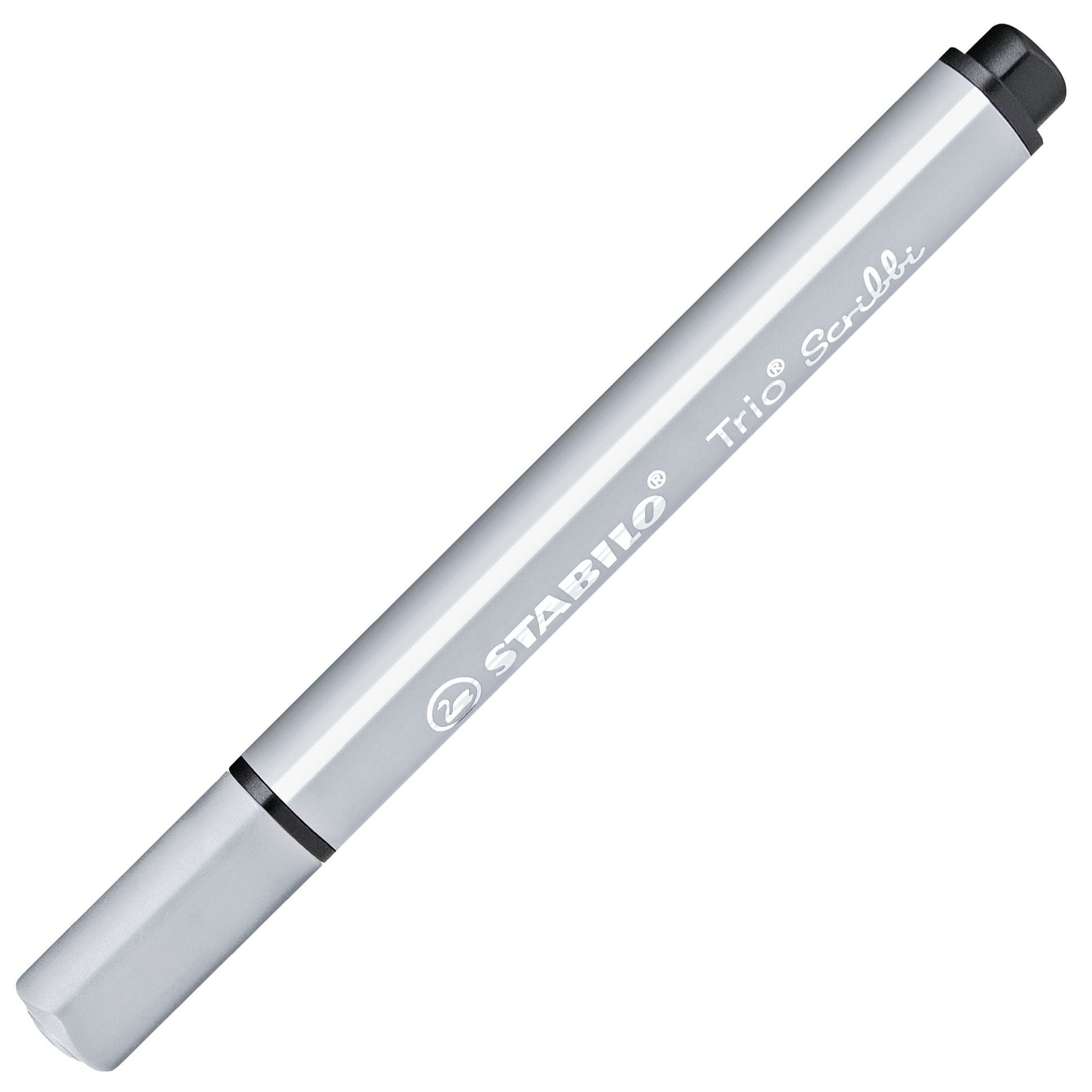 Pennarello triangolare con punta ammortizzata - STABILO Trio Scribbi - Grigio Elefante (25577781)