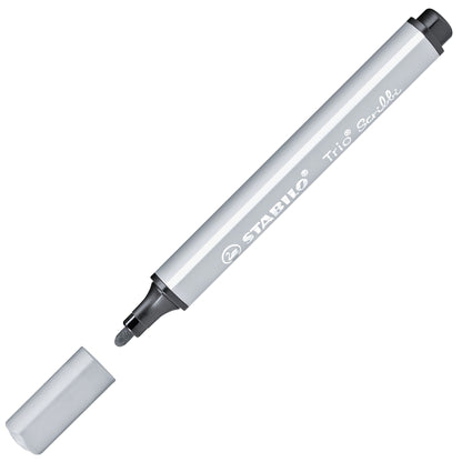 Pennarello triangolare con punta ammortizzata - STABILO Trio Scribbi - Grigio Elefante (25577782)