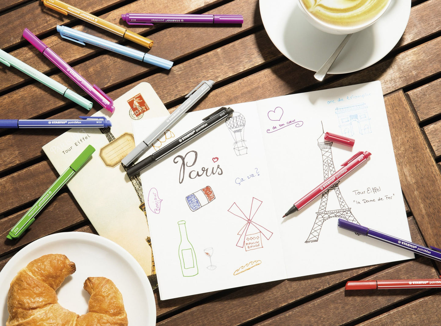 Fineliner Premium - STABILO pointMax - Lilla (25529531)