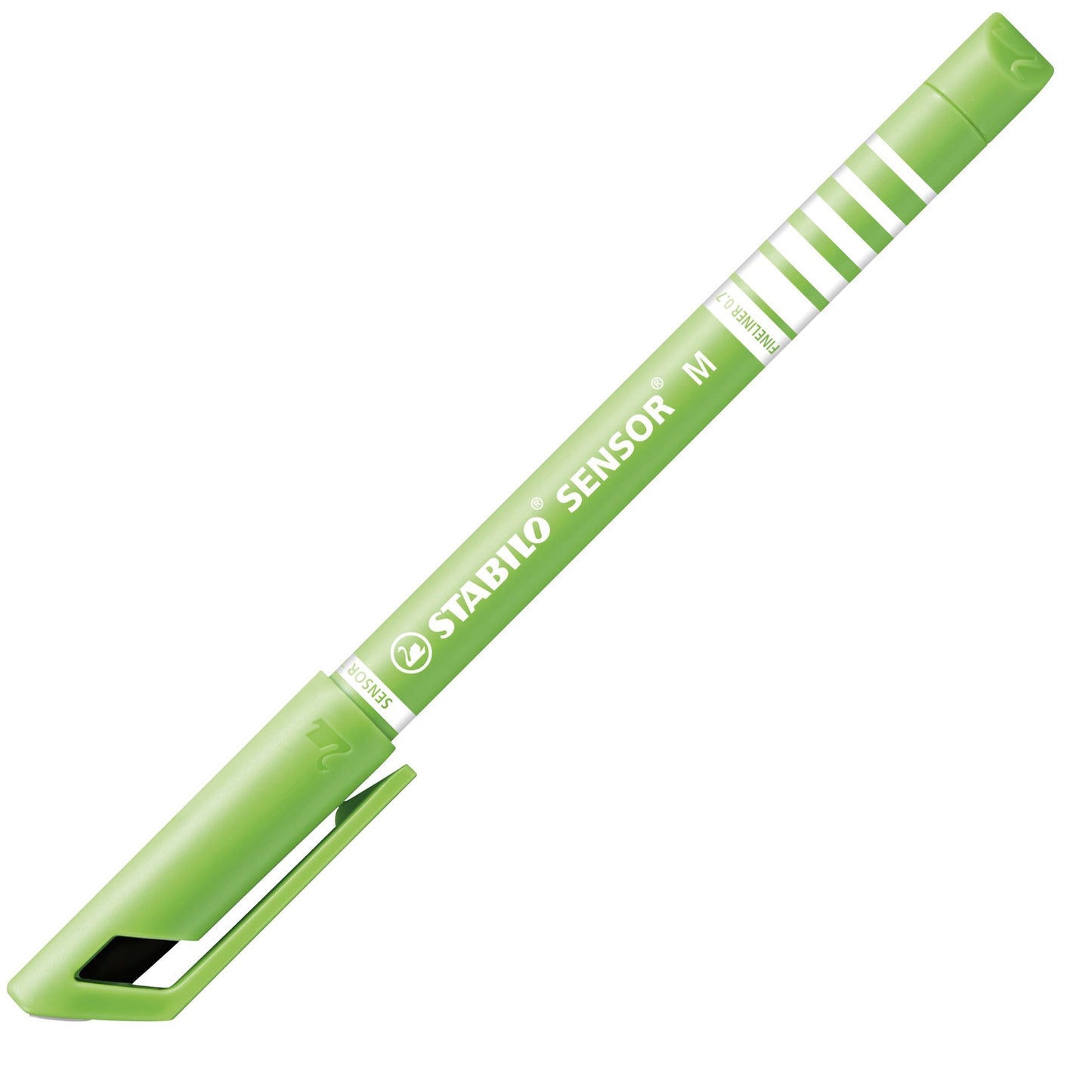 Fineliner con punta ammortizzata - STABILO SENSOR M - Tratto Medio (0,7 mm) - Verde foglia (25529368)