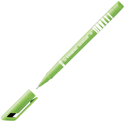 Fineliner con punta ammortizzata - STABILO SENSOR M - Tratto Medio (0,7 mm) - Verde foglia (25529369)