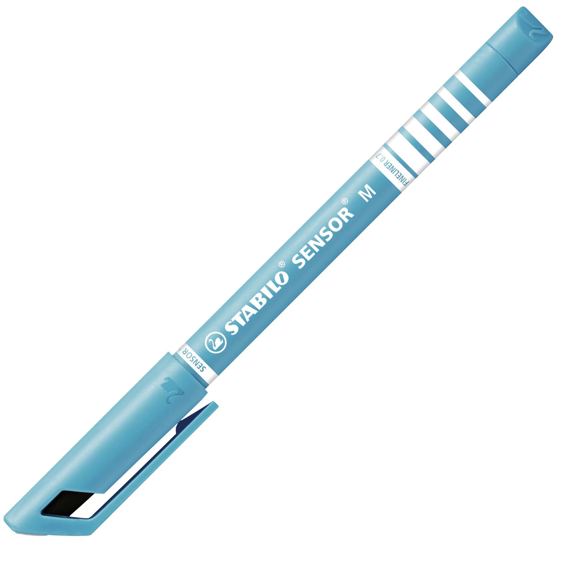 Fineliner con punta ammortizzata - STABILO SENSOR M - Tratto Medio (0,7 mm) - Turchese (25529354)