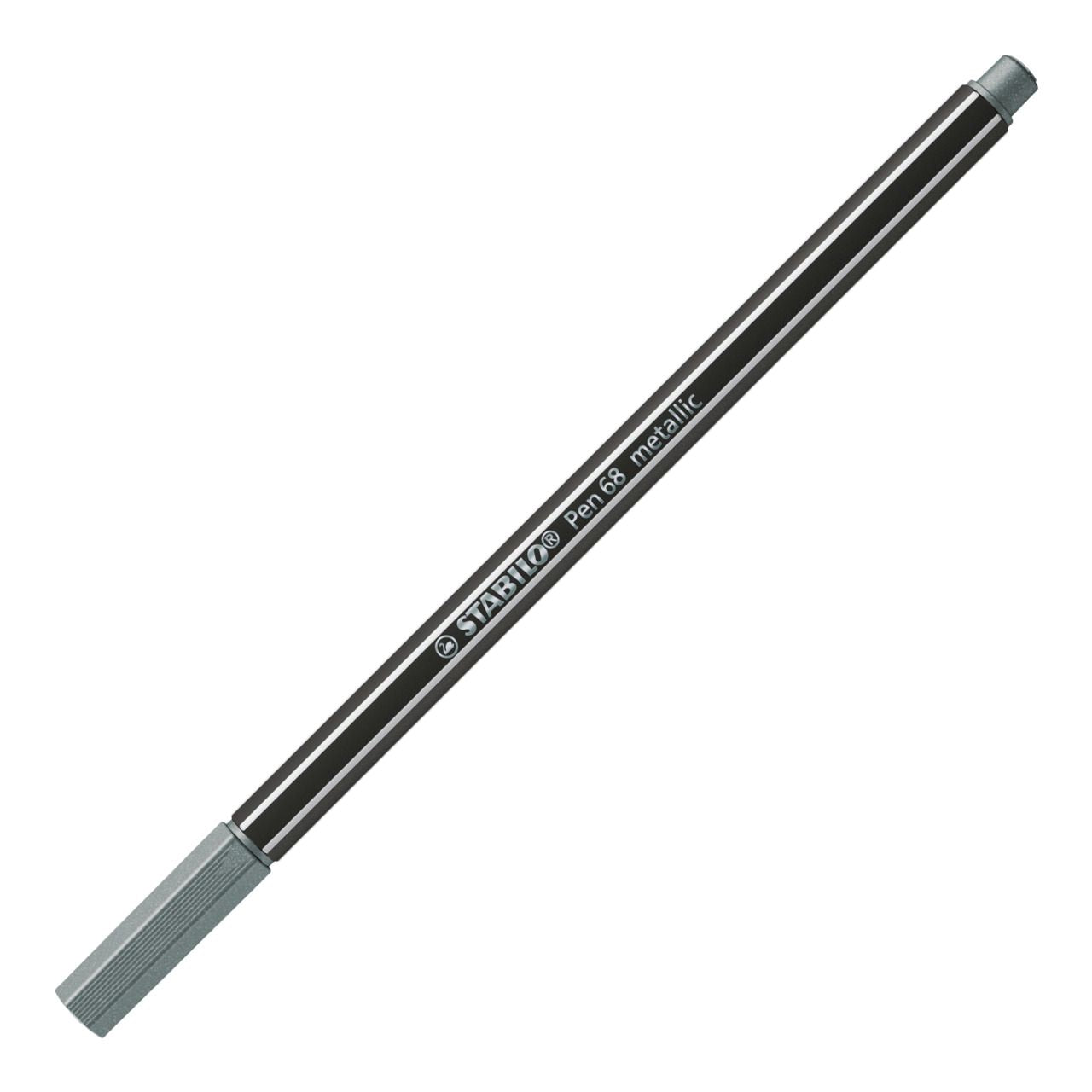 Pennarello Premium Metallizzato - STABILO Pen 68 metallic - Argento (25577005)