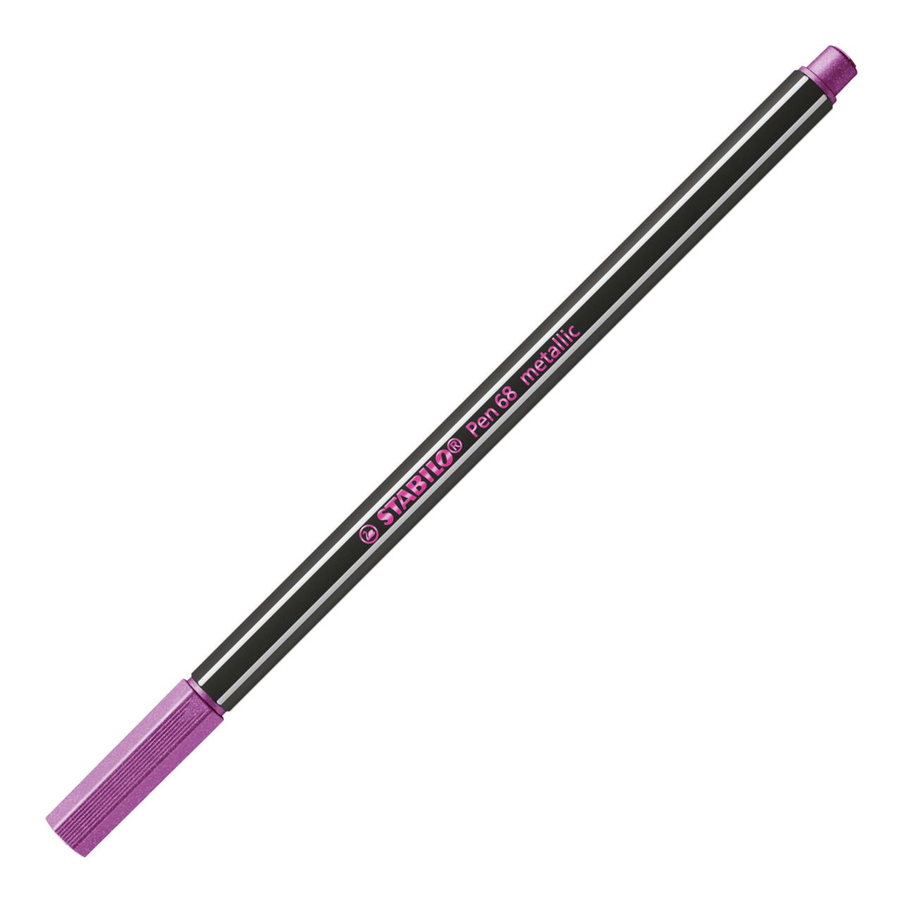 Pennarello Premium Metallizzato - STABILO Pen 68 metallic - Rosa metallizzato (25577294)