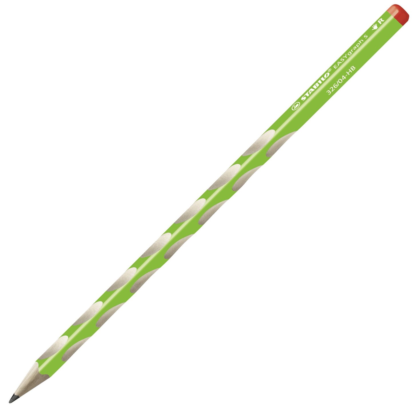 Matita Ergonomica triangolare - STABILO EASYgraph S per Destrimani in Verde - Gradazione HB (25545114)
