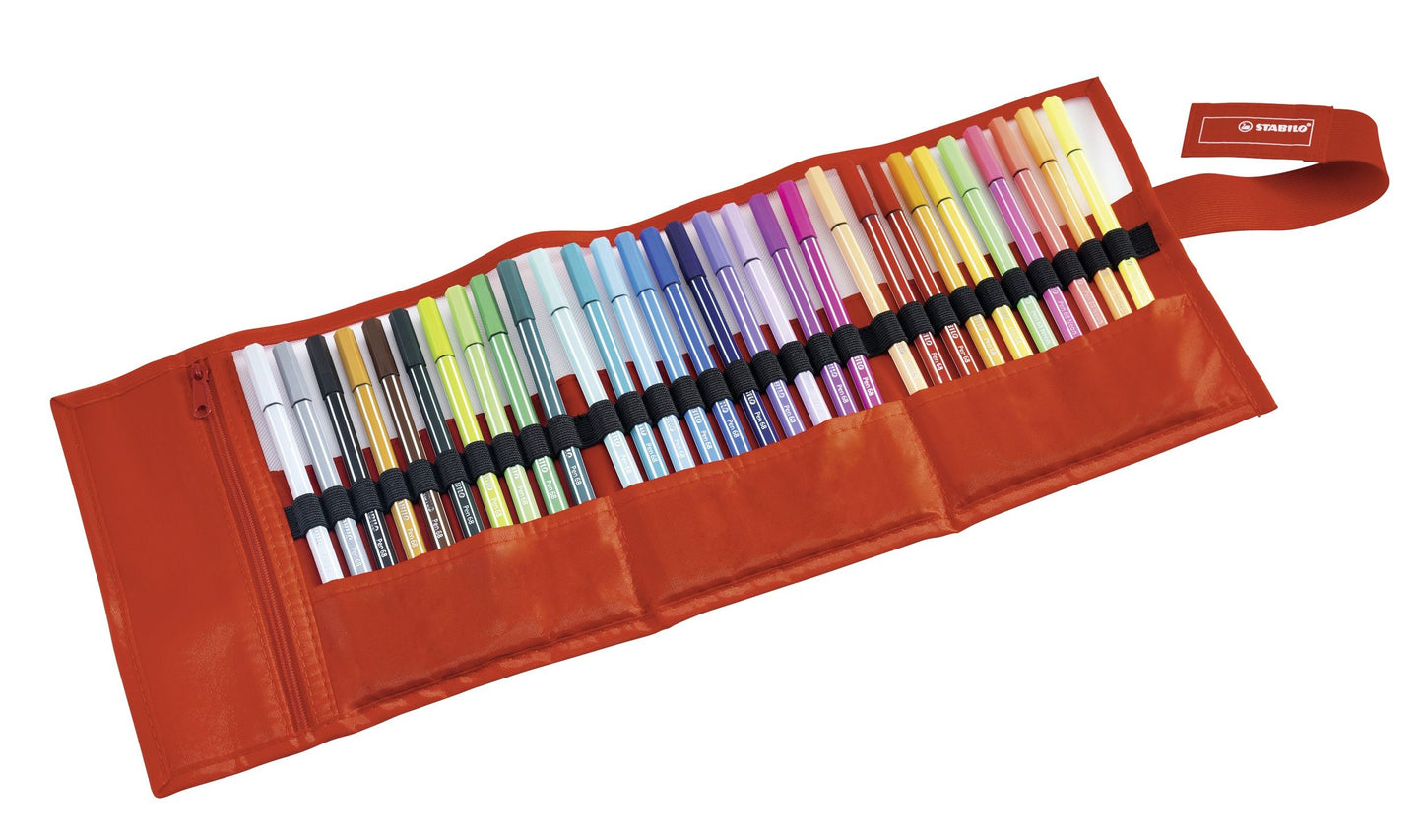 Pennarello Premium - STABILO Pen 68 - Rollerset con 30 Colori assortiti (25574022)