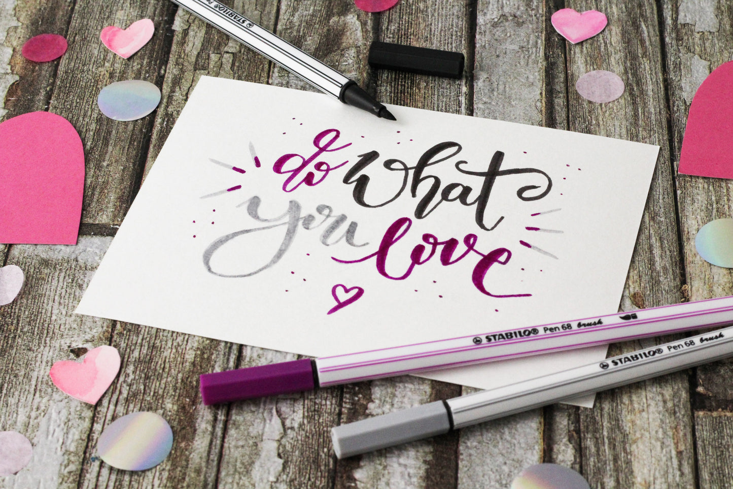 Pennarello Premium con punta a pennello - STABILO Pen 68 brush - Porpora (25576266)