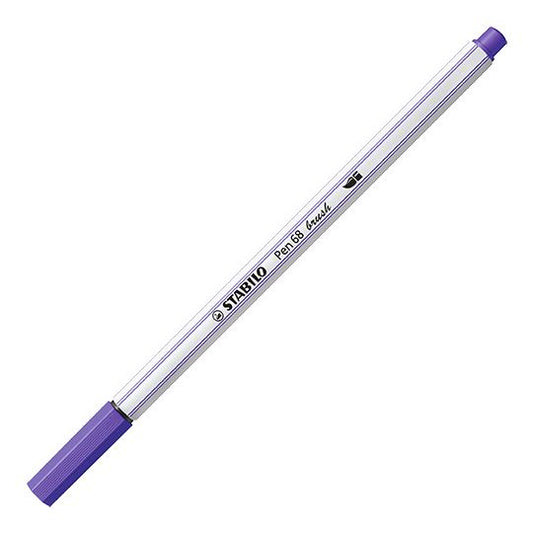 Pennarello Premium con punta a pennello - STABILO Pen 68 brush - Viola (25576933)