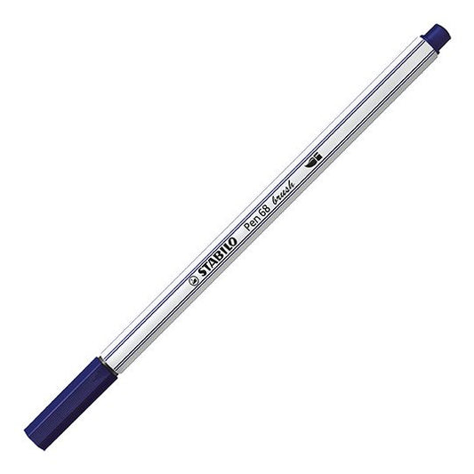 Pennarello Premium con punta a pennello - STABILO Pen 68 brush - Blu di Prussia (25575826)