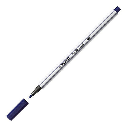 Pennarello Premium con punta a pennello - STABILO Pen 68 brush - Blu di Prussia (25575827)