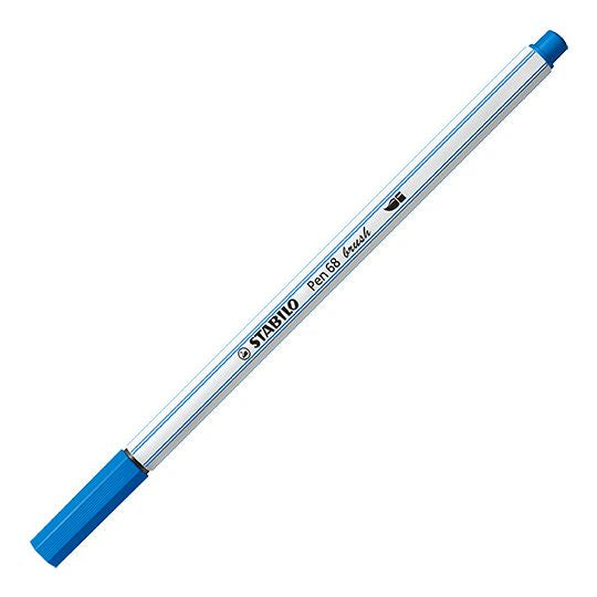 Pennarello Premium con punta a pennello - STABILO Pen 68 brush - Blu Scuro (25575980)