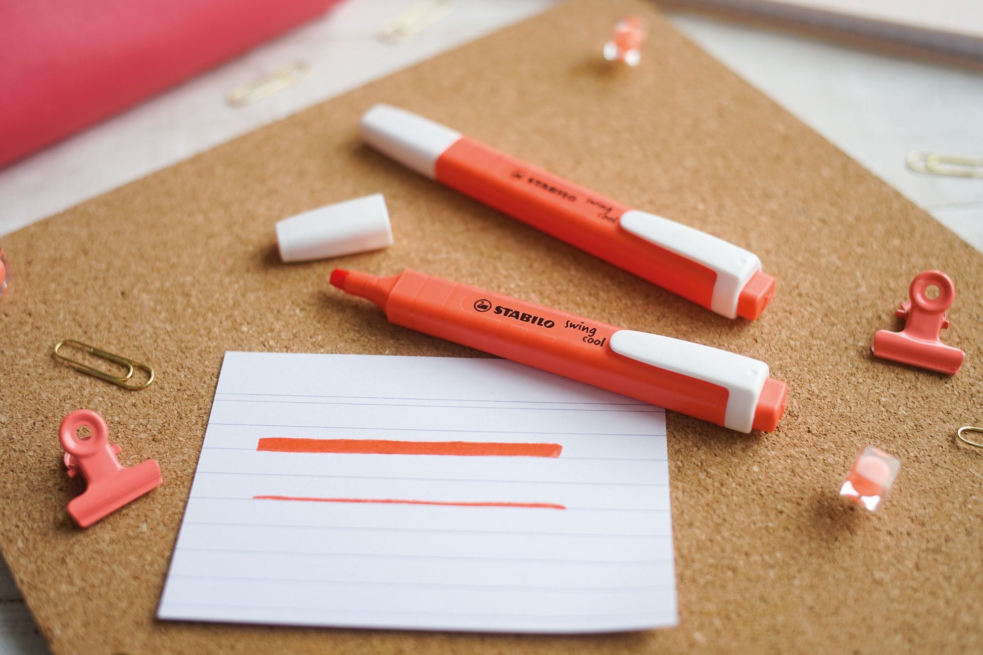 Evidenziatore - STABILO swing cool Pastel - Rosa Corallo (25527229)
