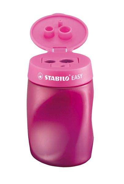 School Set - STABILO EASYgraph in Rosa per Destrimani - con Gomma + Temperino (25591556)