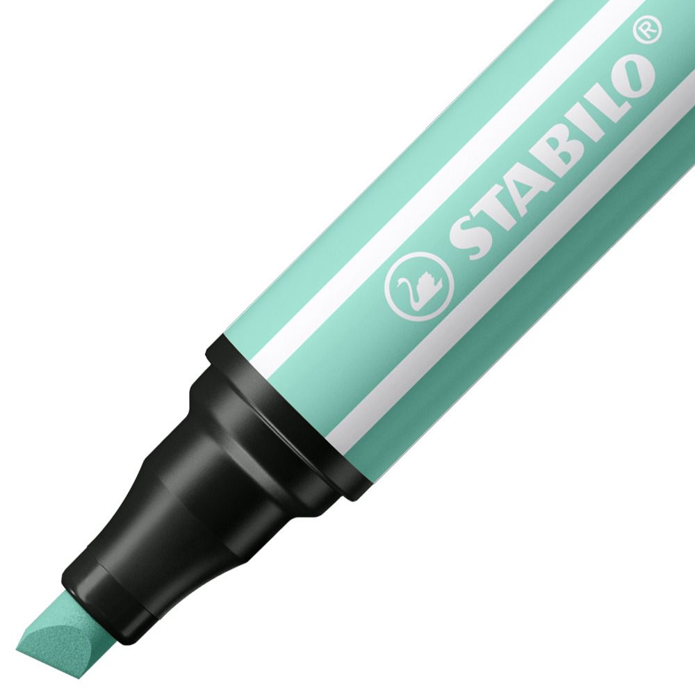 Pennarello Premium a tratto doppio (1 + 5 mm) - STABILO Pen 68 MAX - Verde Ghiaccio (25575466)