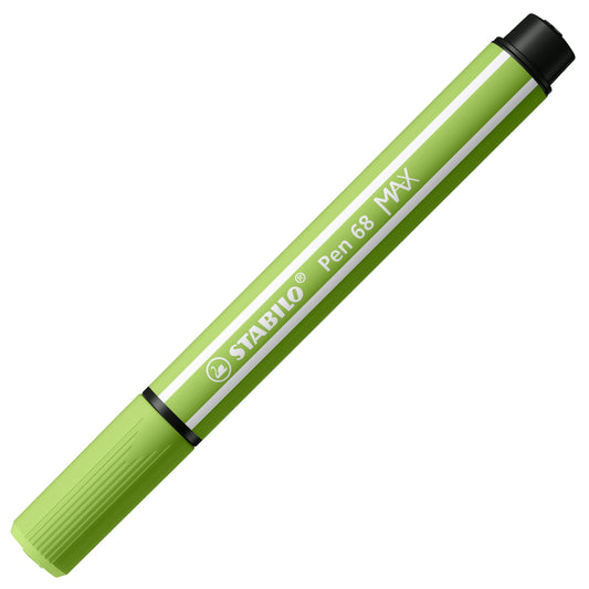 Pennarello Premium a tratto doppio (1 + 5 mm) - STABILO Pen 68 MAX - Verde Chiaro (25575430)