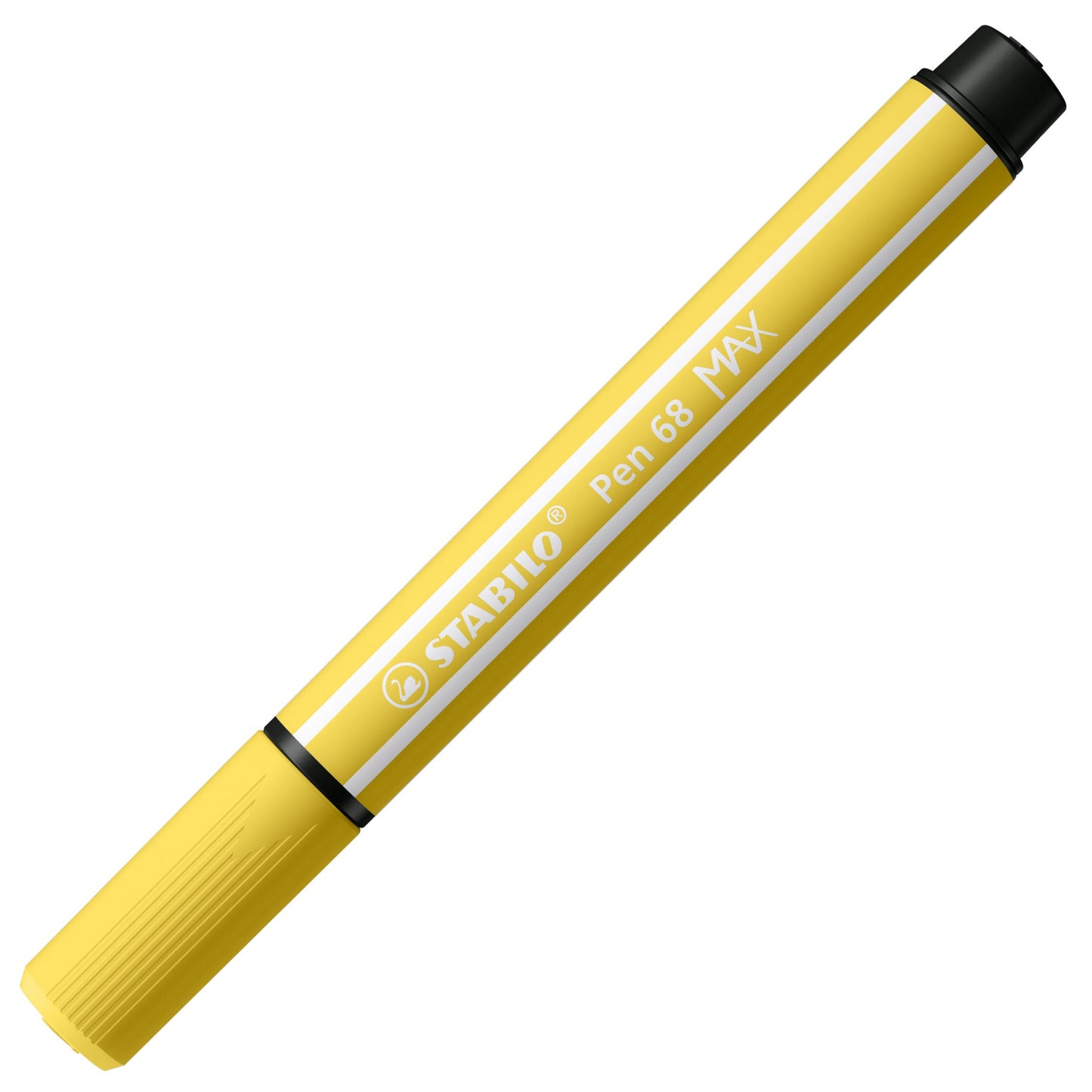 Pennarello Premium a tratto doppio (1 + 5 mm) - STABILO Pen 68 MAX - Giallo (25575095)