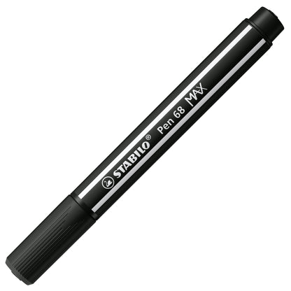 Pennarello Premium a tratto doppio (1 + 5 mm) - STABILO Pen 68 MAX - Nero (25575254)