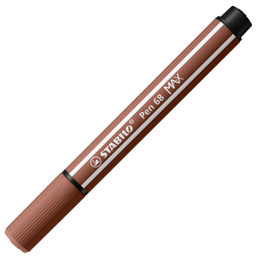 Pennarello Premium a tratto doppio (1 + 5 mm) - STABILO Pen 68 MAX - Terra di Siena (25575412)