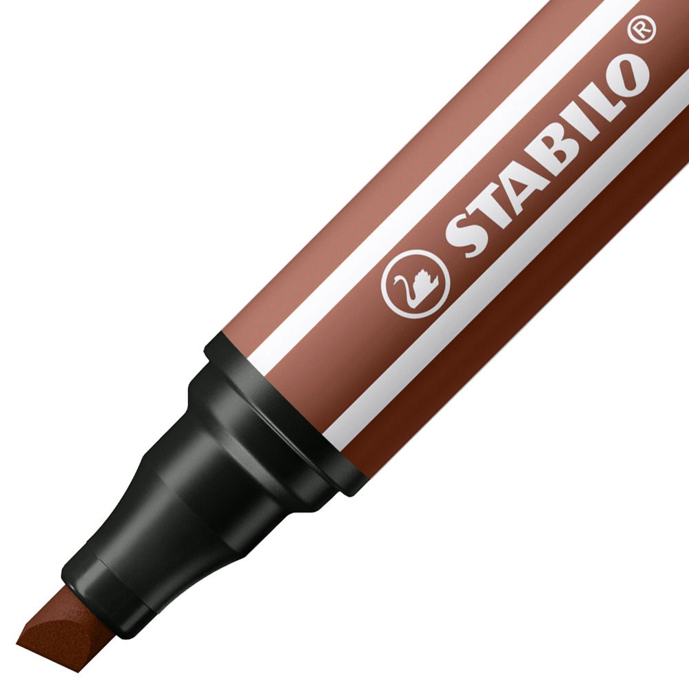 Pennarello Premium a tratto doppio (1 + 5 mm) - STABILO Pen 68 MAX - Terra di Siena (25575413)