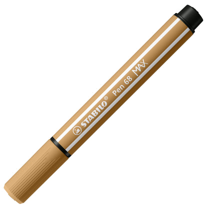 Pennarello Premium a tratto doppio (1 + 5 mm) - STABILO Pen 68 MAX - Ocra Scuro (25575307)