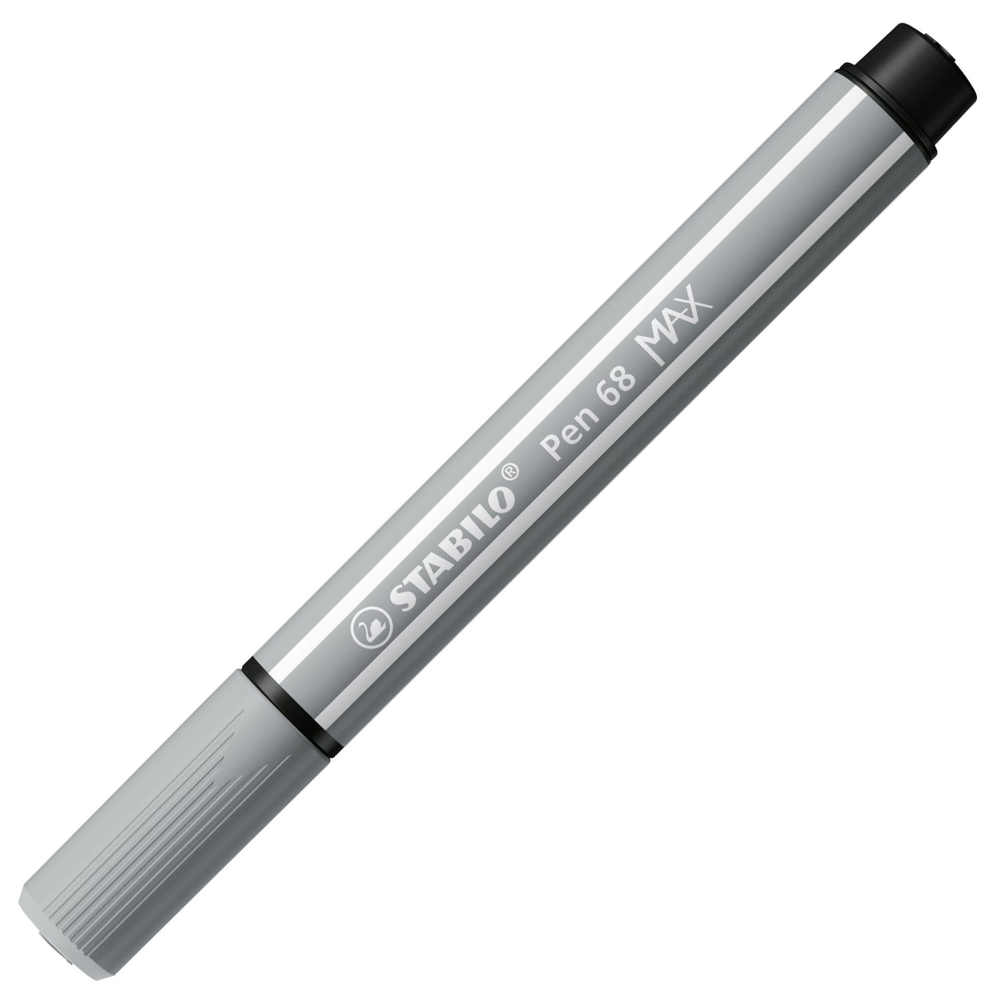 Pennarello Premium a tratto doppio (1 + 5 mm) - STABILO Pen 68 MAX - Grigio Freddo Medio (25575182)