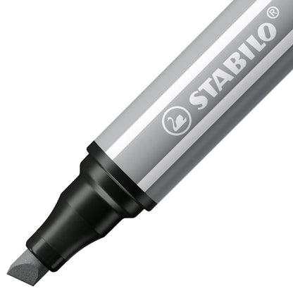 Pennarello Premium a tratto doppio (1 + 5 mm) - STABILO Pen 68 MAX - Grigio Freddo Medio (25575183)