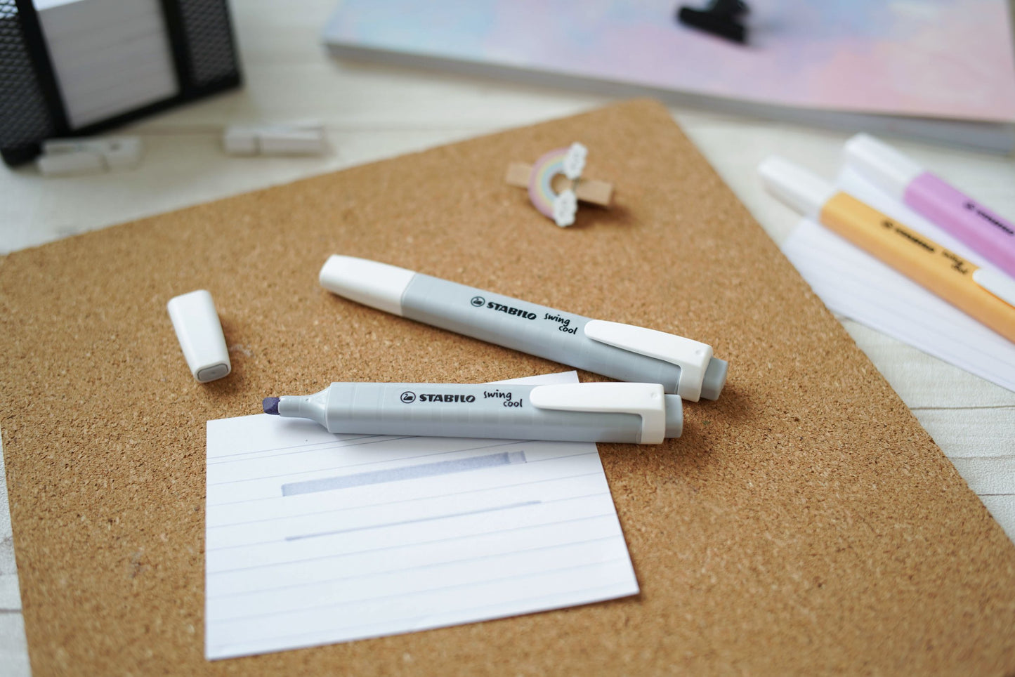 Evidenziatore - STABILO swing cool Pastel - Grigio Polvere (25527207)