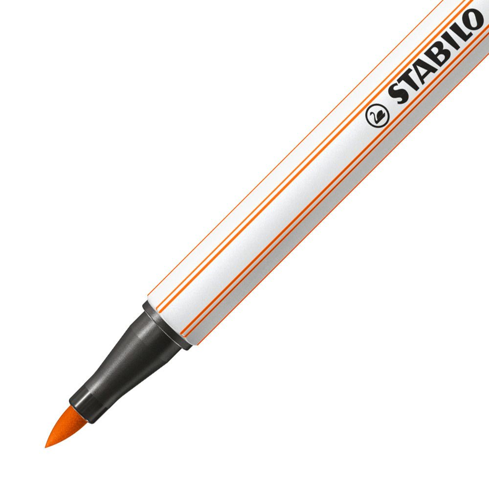 Pennarello Premium con punta a pennello - STABILO Pen 68 brush - Vermiglio pallido (25576910)