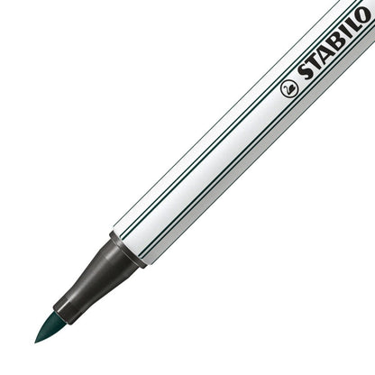 Pennarello Premium con punta a pennello - STABILO Pen 68 brush - Verde terra (25576845)