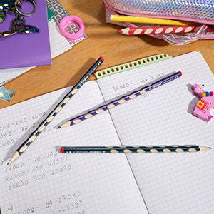 Matita Ergonomica triangolare Sottile - STABILO EASYgraph S Metallic per Destrimani in Verde metallizzato - Gradazione HB (25545152)