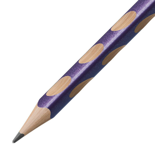 Matita Ergonomica triangolare Sottile - STABILO EASYgraph S Metallic per Destrimani in Viola metallizzato - Gradazione HB (25545155)