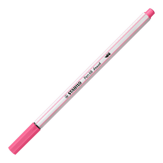 Pennarello Premium con punta a pennello - STABILO Pen 68 brush - Rosa chiaro (25576386)