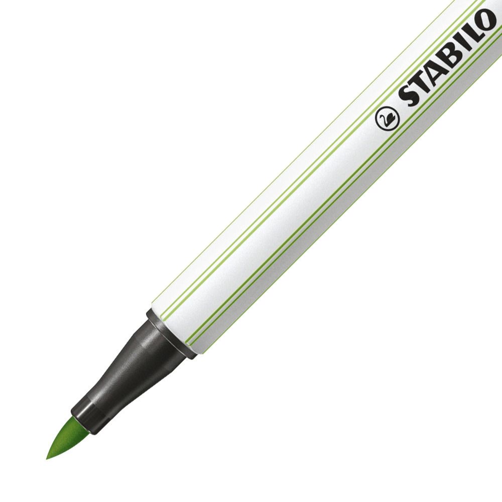 Pennarello Premium con punta a pennello - STABILO Pen 68 brush - Pistacchio (25576242)