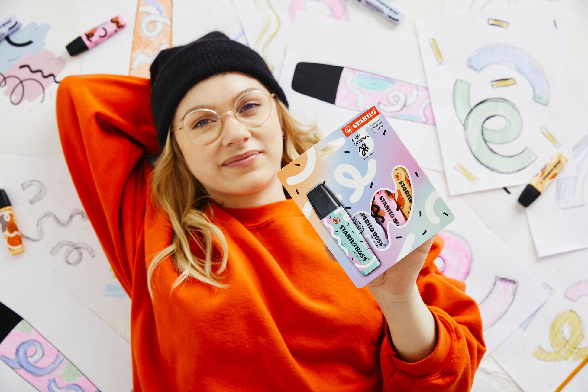 Evidenziatore - STABILO BOSS ORIGINAL Pastel by Ju Schnee - Azzurro Ghiaccio (25526827)