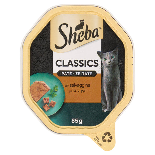 Sheba Classics Patè cibo umido gatto con Selvaggina 85g (25603193)