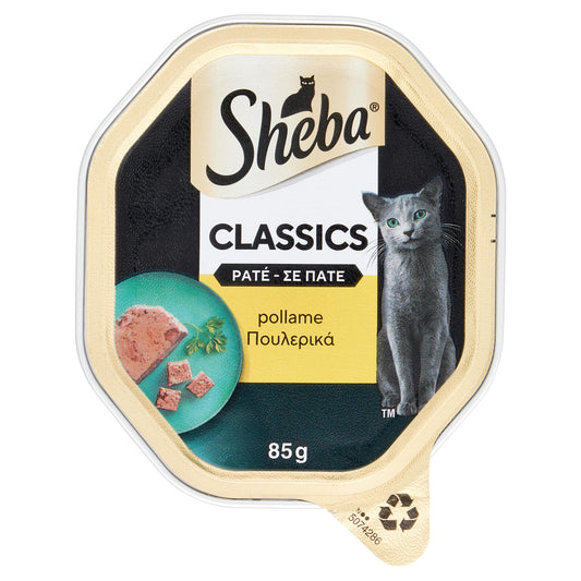 Sheba Classics Patè Cibo Umido Gatto con Pollame 85g (25603188)
