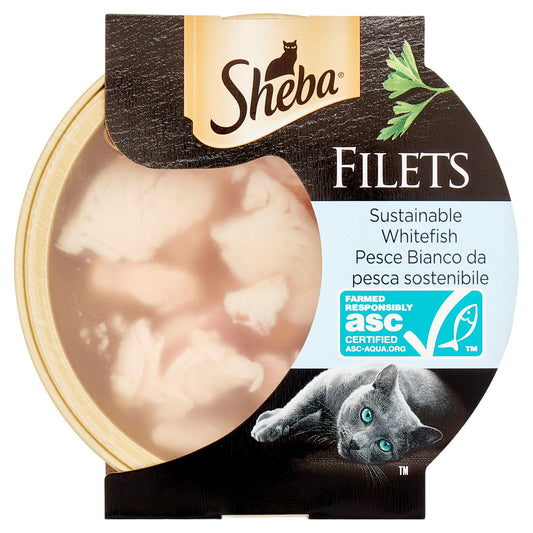 Sheba Filets Pesce Bianco da pesca sostenibile 60 g