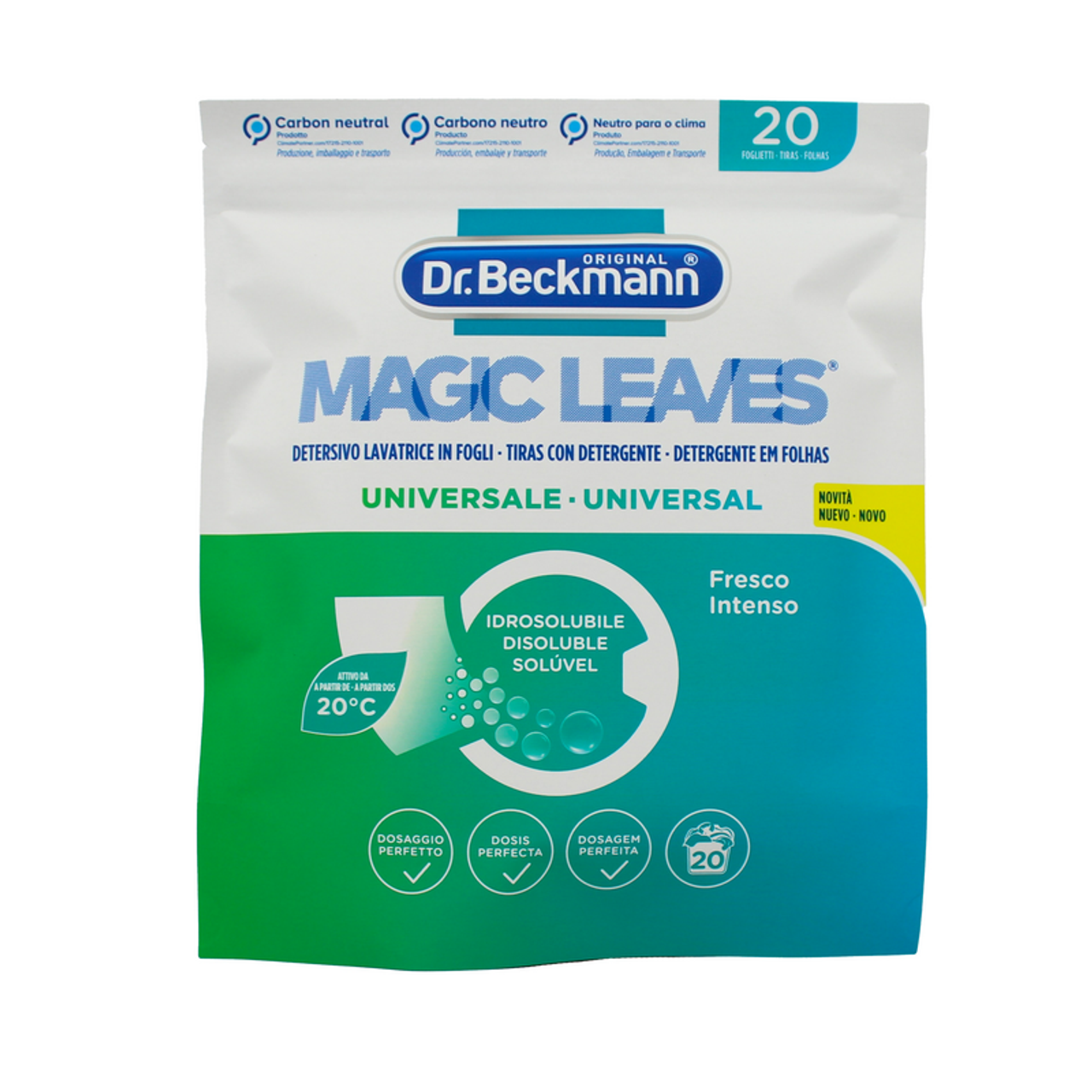 Dr.Beckmann - Magic Leaves Detersivo Universale - 20 Fogli (25525748)