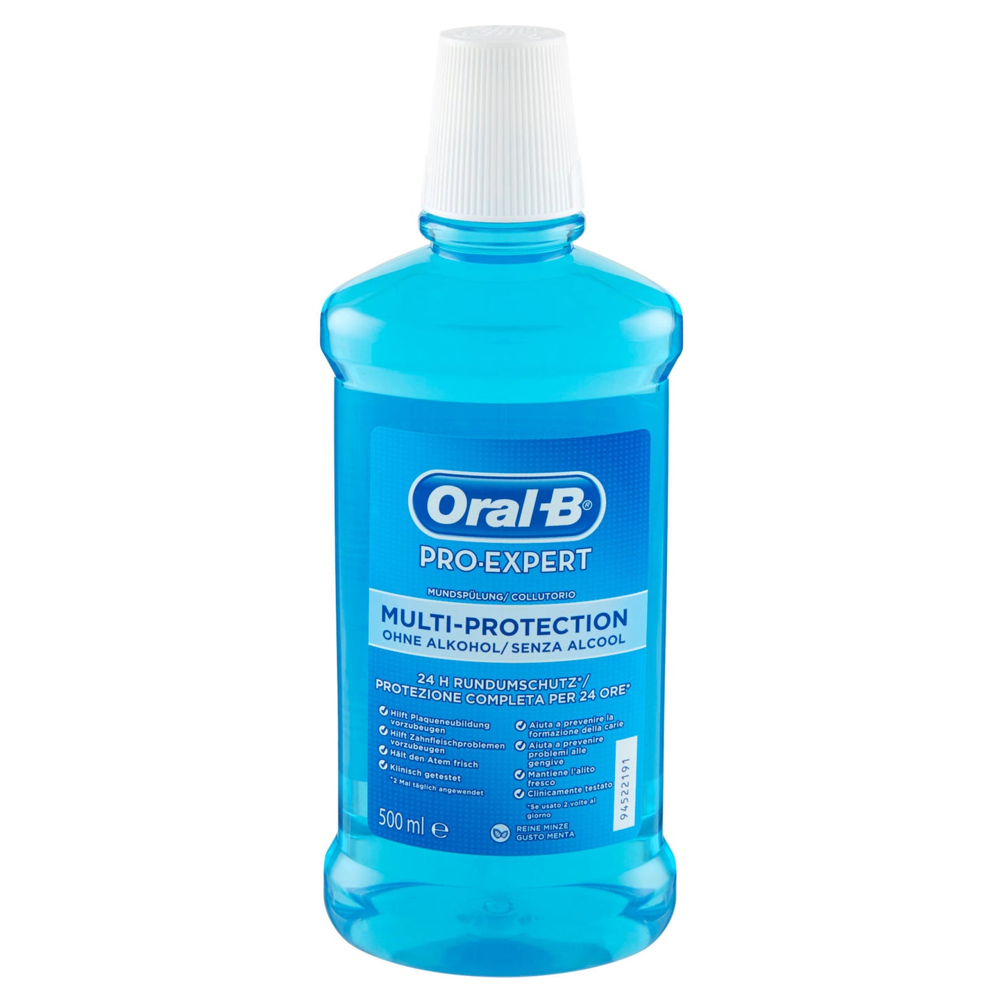 Oral-B Pro-Expert Collutorio Multi-Protection Senza Alcool Menta 500 ml