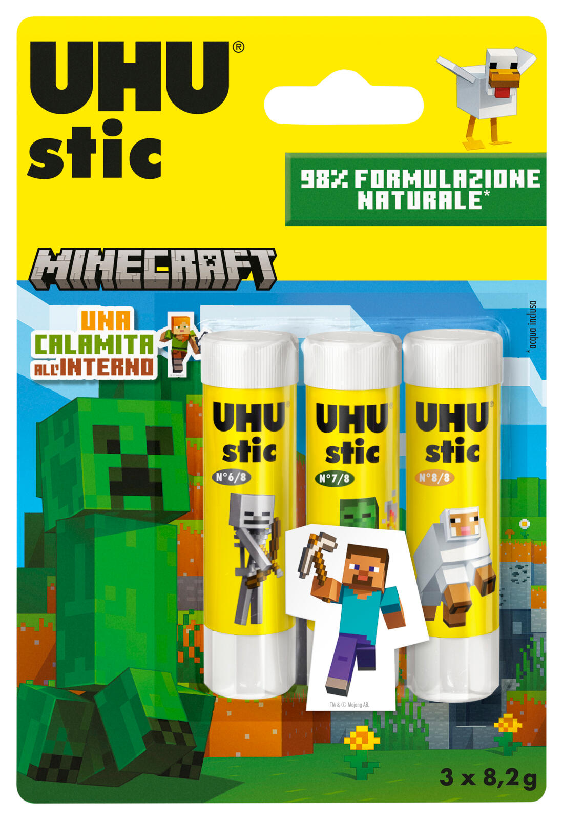 Colla Stic gr.8,2 x3 BTS Minecraft 2024 (25523238)